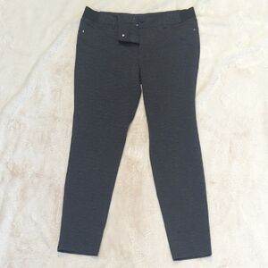 Elegant Charcoal Skinny Pants